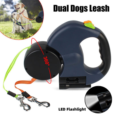 PawSnoozie™ 360° Dual Dog Leash