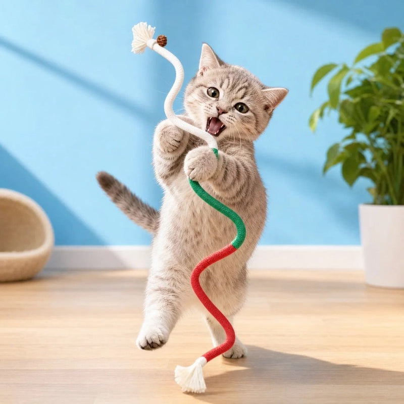 PawSnoozie™ Interactive Cat Chew Ropes